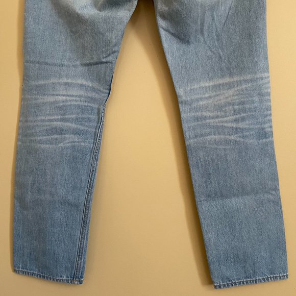 rag & bone Distressed Moto Boyfriend Jeans Women's Size 26 Light Convoy Wash - Picture 7 of 10